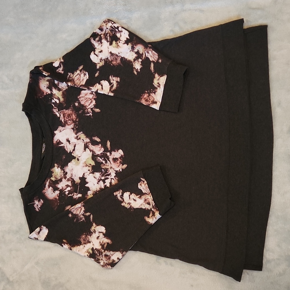 Verawang Simply Vera Large 3/4 Sleeve Sweatshirt